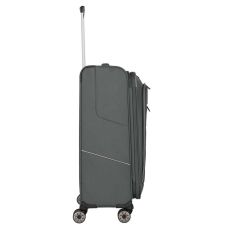 Чемодан Travelite Skaii Anthracite M exp на 4 колесах, серый