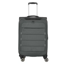 Чемодан Travelite Skaii Anthracite M exp на 4 колесах, серый