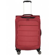Чемодан Travelite Skaii Red M exp на 4 колесах, красный