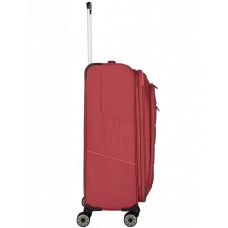 Чемодан Travelite Skaii Red M exp на 4 колесах, красный