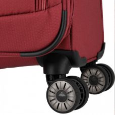 Чемодан Travelite Skaii Red M exp на 4 колесах, красный