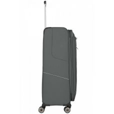 Чемодан Travelite Skaii Anthracite L exp на 4 колесах, серый