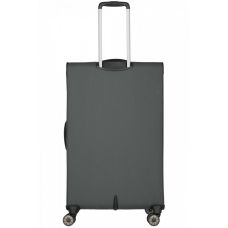 Чемодан Travelite Skaii Anthracite L exp на 4 колесах, серый