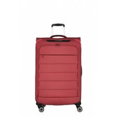 Чемодан Travelite Skaii Red L exp на 4 колесах, красный