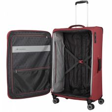 Чемодан Travelite Skaii Red L exp на 4 колесах, красный