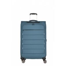 Чемодан Travelite Skaii Blue L exp на 4 колесах, синий