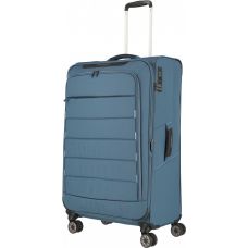 Чемодан Travelite Skaii Blue L exp на 4 колесах, синий