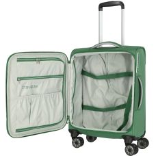 Чемодан Travelite Miigo Green S на 4 колесах, зеленый