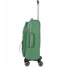 Чемодан Travelite Miigo Green S на 4 колесах, зеленый