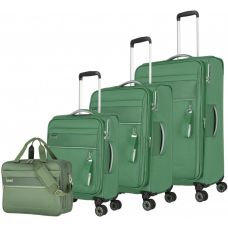 Чемодан Travelite Miigo Green S на 4 колесах, зеленый