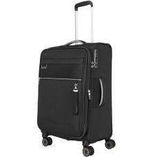Валіза Travelite Miigo Black M exp на 4 колесах, чорна