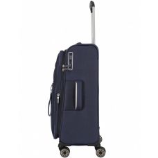 Чемодан Travelite Miigo Navy M exp на 4 колесах, синий
