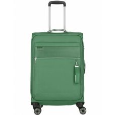 Чемодан Travelite Miigo Green M exp на 4 колесах, зеленый