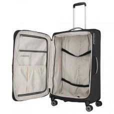 Валіза Travelite Miigo Black L exp на 4 колесах, чорна