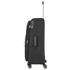 Валіза Travelite Miigo Black L exp на 4 колесах, чорна