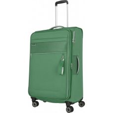 Чемодан Travelite Miigo Green L exp на 4 колесах, зеленый
