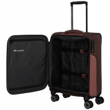 Чемодан Travelite Viia Rose S на 4 колесах, розовый