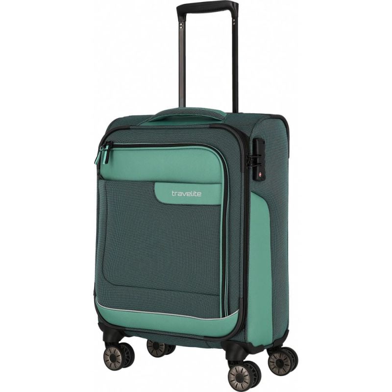 Валіза Travelite Viia Green S на 4 колесах, зелена