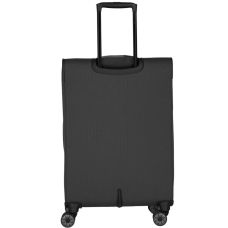 Чемодан Travelite Viia Anthracite M exp на 4 колесах, серый
