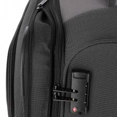 Чемодан Travelite Viia Anthracite M exp на 4 колесах, серый