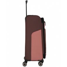 Чемодан Travelite Viia Rose M exp на 4 колесах, розовый