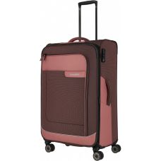 Чемодан Travelite Viia Rose L exр на 4 колесах, розовый