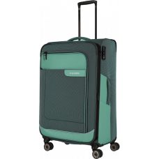 Валіза Travelite Viia Green L exр на 4 колесах, зелена