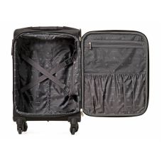 Чемодан Travelite Orlando Anthracite S на 4 колесах, серый