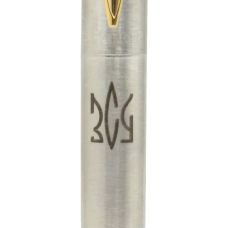 Ручка шариковая Parker Jotter Stainless Steel GT BP Трезубец ЗСУ в подар.коробке