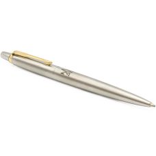 Ручка шариковая Parker Jotter Stainless Steel GT BP Трезубец ЗСУ в подар.коробке