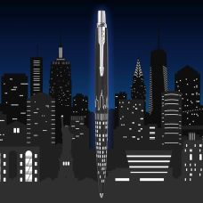 Ручка кулькова Parker Jotter SE New York Black CT BP у подар. пак.