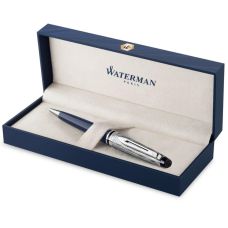 Ручка шариковая Waterman Expert L’Essence du Bleu PT BP в подар.футляре