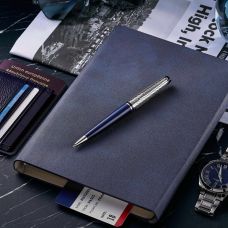 Ручка кулькова Waterman Expert Deluxe Metallic Blue CT BP у подар.футлярі