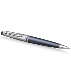 Ручка шариковая Waterman Expert Deluxe Metallic Stone Grey CT BP в подар.футляре