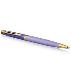 Ручка шариковая Waterman Hemisphere Colour Blocking Purple GT BP в подар.футляре