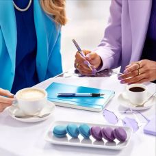 Ручка шариковая Waterman Hemisphere Colour Blocking Purple GT BP в подар.футляре