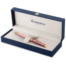 Ручка шариковая Waterman Hemisphere Colour Blocking Pink GT BP в подар.футляре