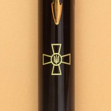Ручка кулькова Parker IM Black GT BP Емблема ЗСУ в подар.коробці