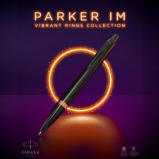 Ручка шариковая Parker IM Professionals Vibrant Rings Flame Orange BT BP в подар.коробке