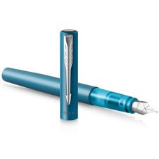 Ручка перьевая Parker Vector XL Metallic Teal CT FP F в подар.коробке