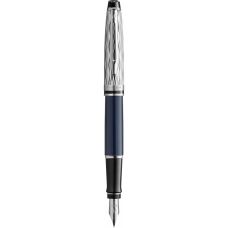 Ручка перьевая Waterman Expert L’Essence du Bleu PT FP F в подар.футляре