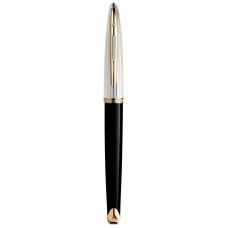 Ручка перова Waterman Carene Deluxe Black/silver FP F