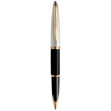 Ручка перова Waterman Carene Deluxe Black/silver FP F