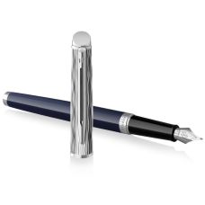 Ручка перова Waterman Hemisphere L’Essence du Bleu PT FP F у подар.футлярі