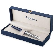 Ручка перова Waterman Hemisphere L’Essence du Bleu PT FP F у подар.футлярі