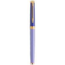 Ручка перова Waterman Hemisphere Colour Blocking Purple GT FP F у подар.футлярі