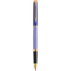 Ручка перова Waterman Hemisphere Colour Blocking Purple GT FP F у подар.футлярі