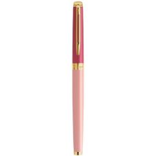Ручка перова Waterman Hemisphere Colour Blocking Pink GT FP F у подар.футлярі
