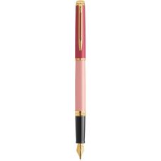 Ручка перова Waterman Hemisphere Colour Blocking Pink GT FP F у подар.футлярі