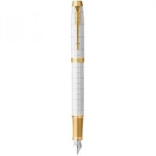 Ручка перова Parker IM Premium Pearl GT FP M у подар.коробці